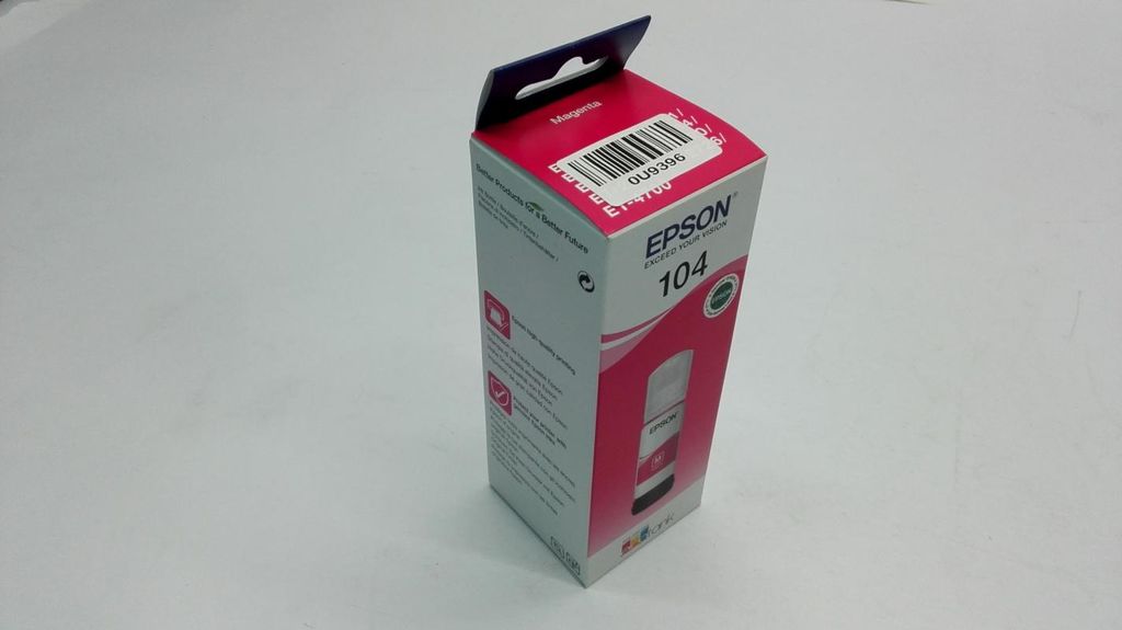 Epson 104 EcoTank Magenta ink bottle, Magenta, Epson, Produktbild 