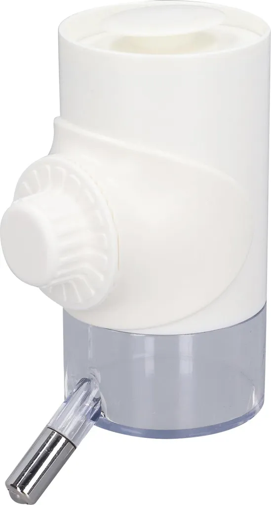 Dispenser Acqua Sospeso Bianco Perla per Trasportini e Gabbie Cani