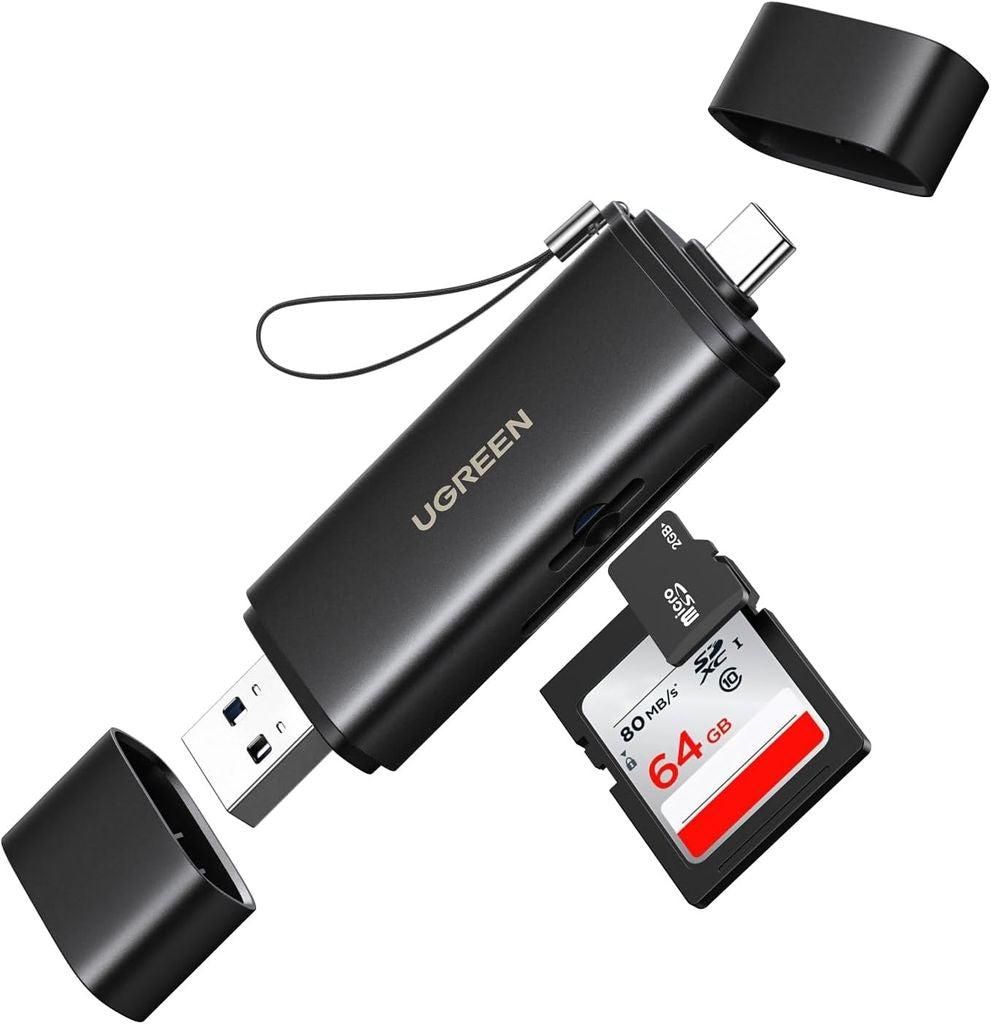 Čítačka pamäťových kariet UGREEN 2 v 1 USB-C/USB-A Obrázok produktu 