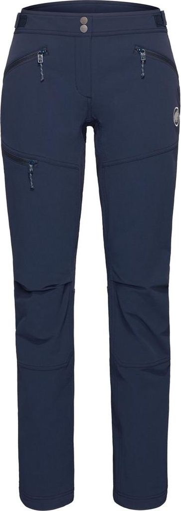 Taiss SO Pants Women - Strapazierfähige Softshellhose für die Berge - Mammut, Farbe:marine, Größe:32