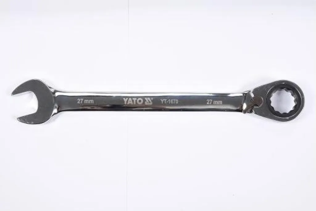 Clé à cliquet 27mm avec tête fine et mécanisme de rotation fluide