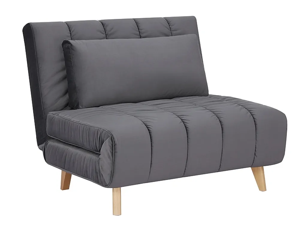 Fauteuil pliant DALIMIL gris : la solution pour recevoir sans encombrer - 3