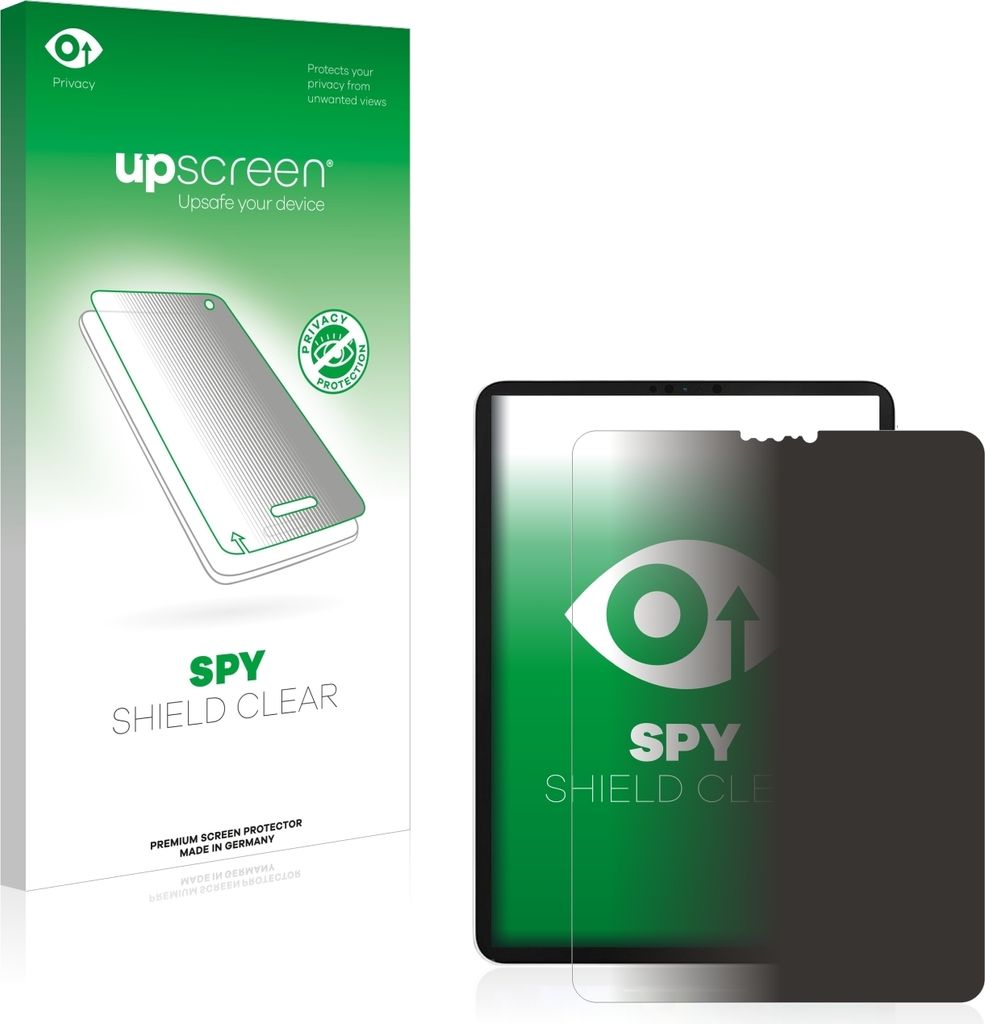 Für Apple iPad Pro 11" WiFi 2020 (2. Gen.) Sichtschutzfolie Schutzfolie upscreen Anti-Spy Privacy Sichtschutz Blickschutz Display Schutz Folie Bla...