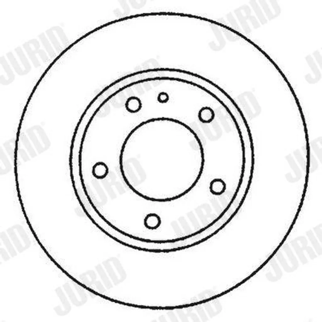 Disque de frein haute performance JURID 562051J anti-vibration OE