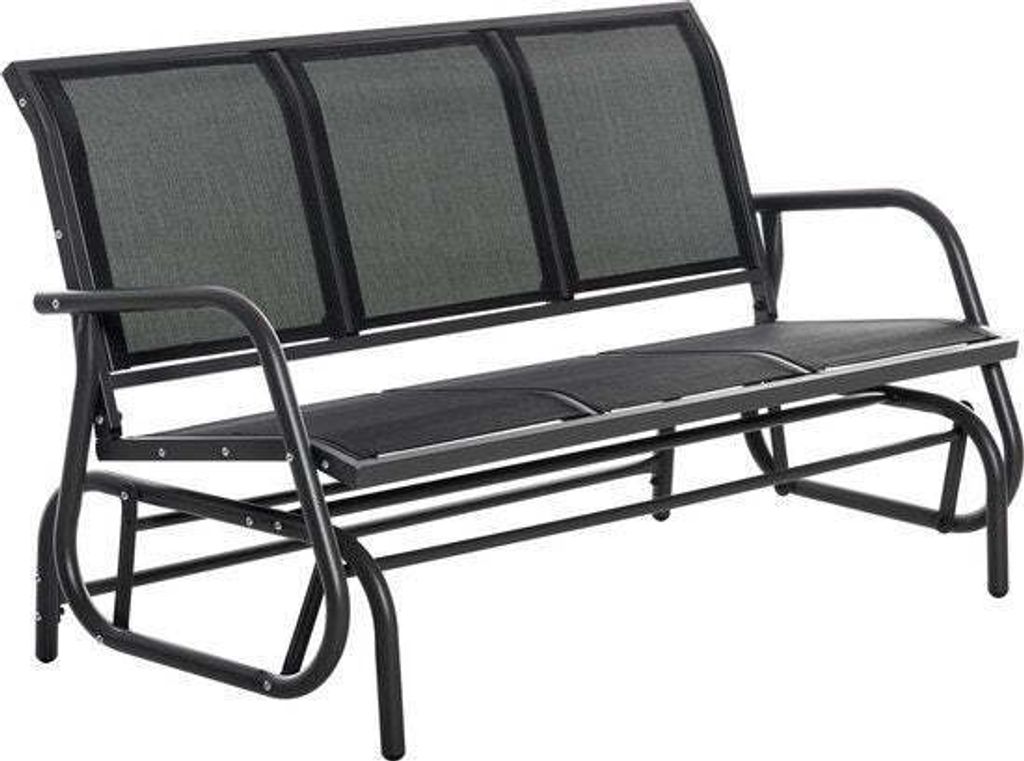 Outsunny Swing Bench 3-sedadlová zahradní lavička Park Obrázek produktu 