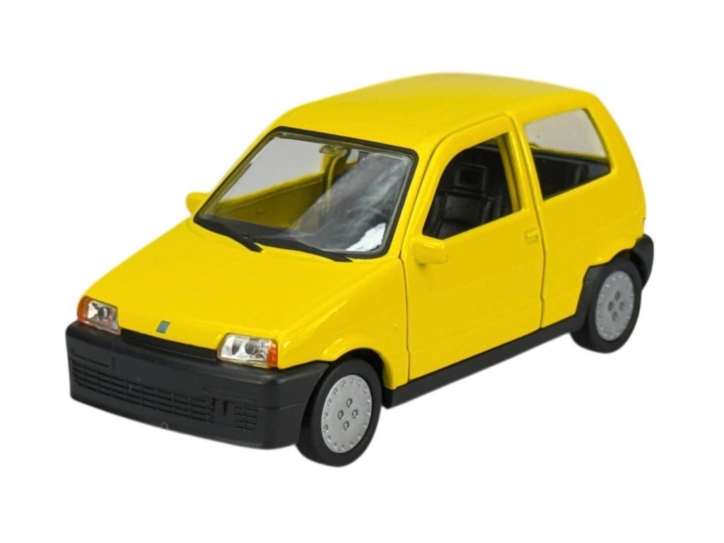 Welly Fiat Cinqecento Gelb  1:34-1:39 Die Cast Metall Produktbild 