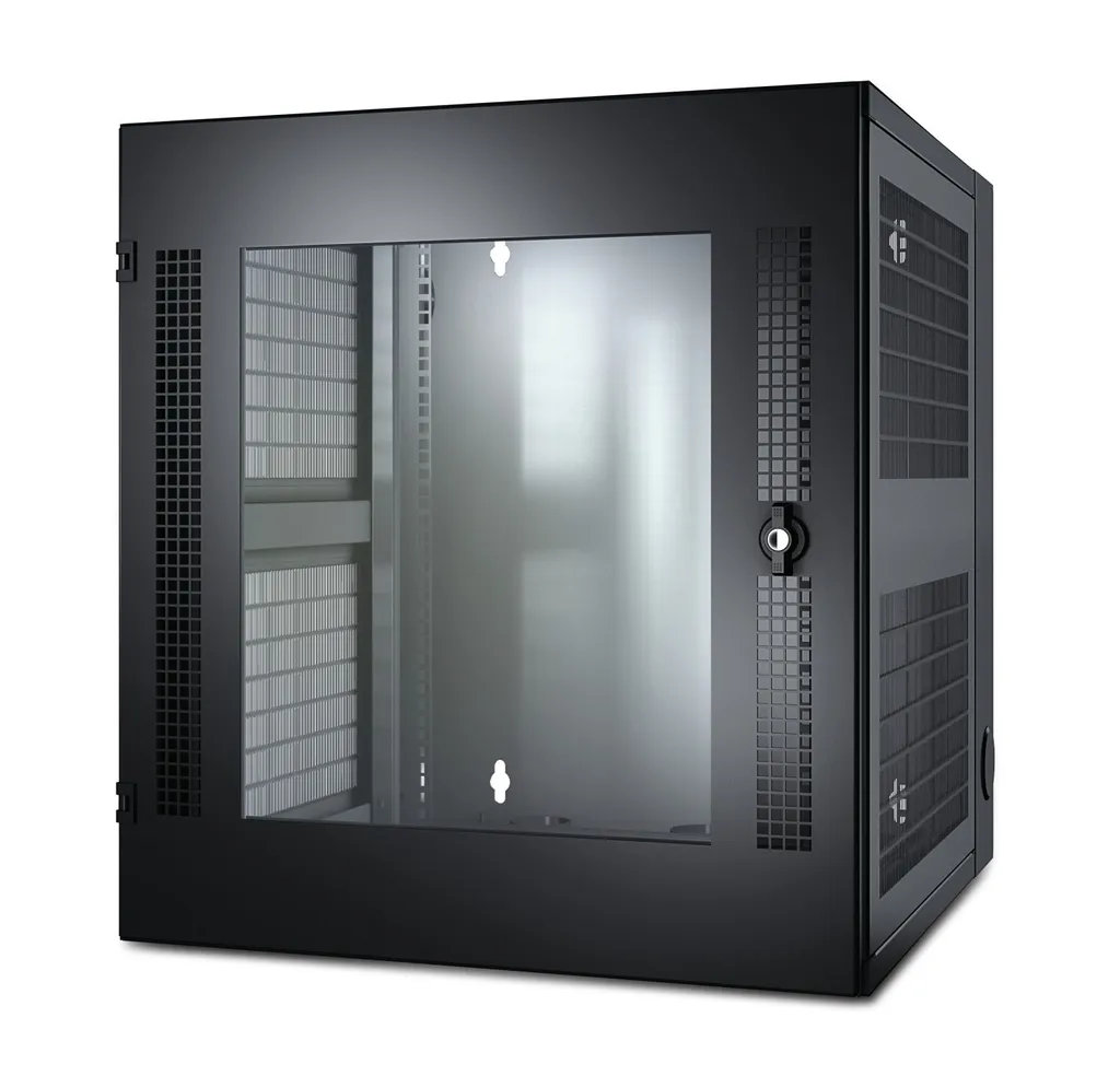 Baie de Brassage Murale 13U APC NetShelter WX 19" Noire pour Réseau Local