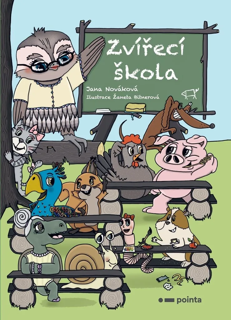 Livre Zvířecí škola par Jana Nováková : Album jeunesse éducatif illustré