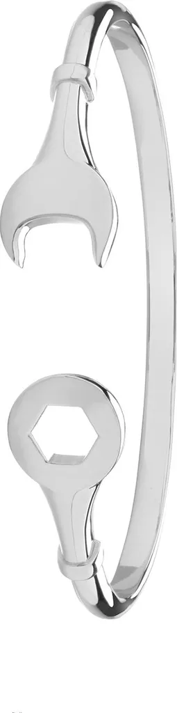 Bracelet rigide jonc fille en argent massif 925 millièmes