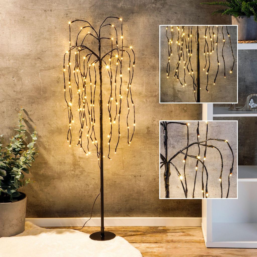 LED Weidenbaum 120 cm Lichterbaum mit 108 LEDs warmweiß Produktbild 