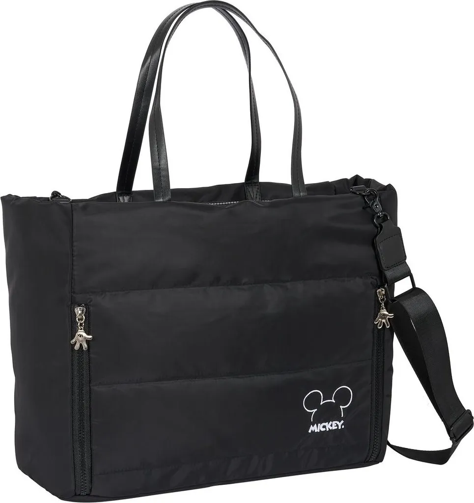 Sacoche PC 14,1 Pouces Mickey Mouse Teen Mood Noir - Rembourrage Renforcé