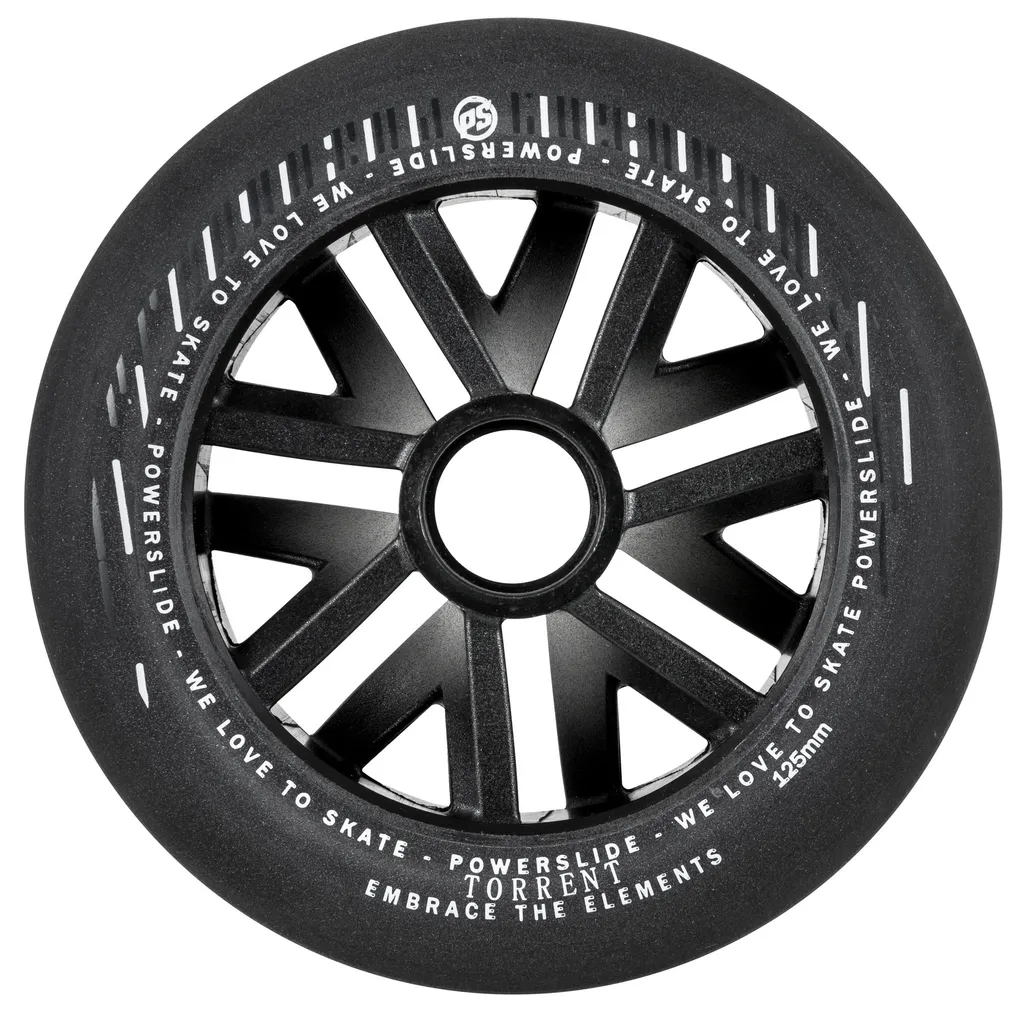 Roues Powerslide Torrent Rain 125mm 84A-70A - Pack de 6 Roues de Pluie