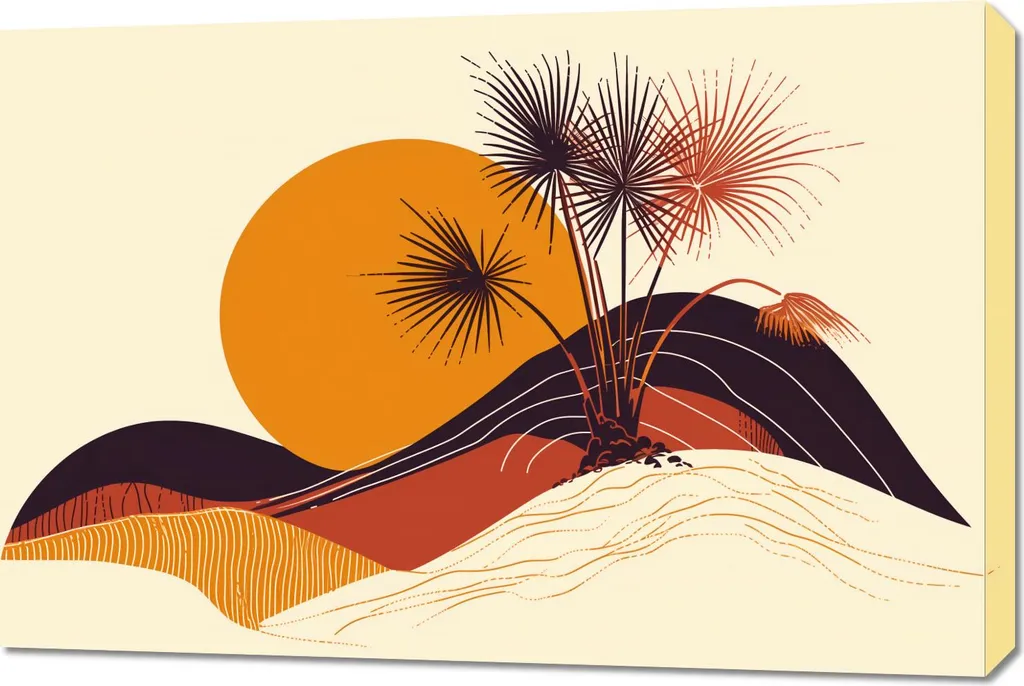 Quadro Moderno 90x60 Orizzonte Soleggiato - Offerta Limitata