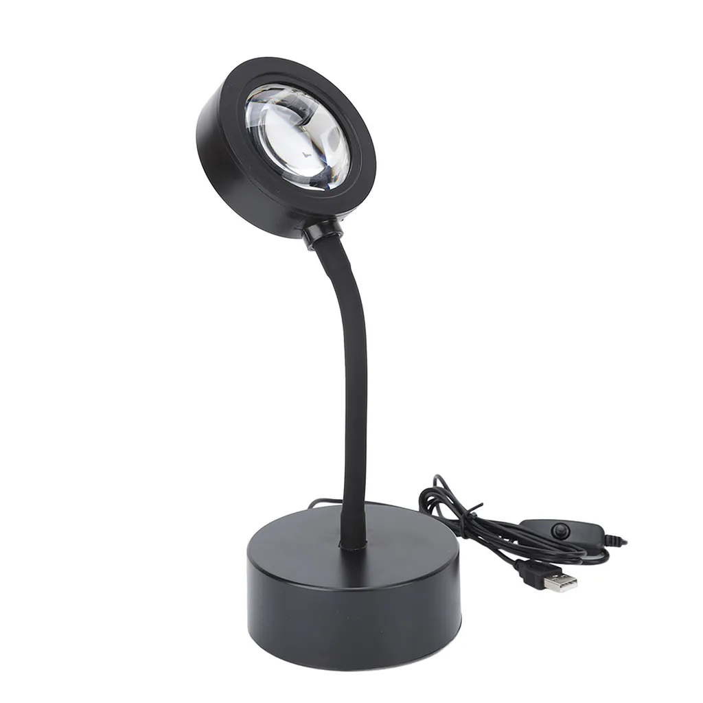 Lampada Decorativa Effetto Tramonto - Proiettore Luce d'Ambiente 16 Colori