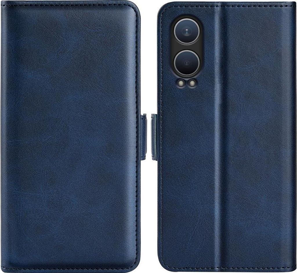 Mobigear Slim Magnet OnePlus Nord CE 4 Lite Hülle Klapphülle Geldbörse - Dunkelblau