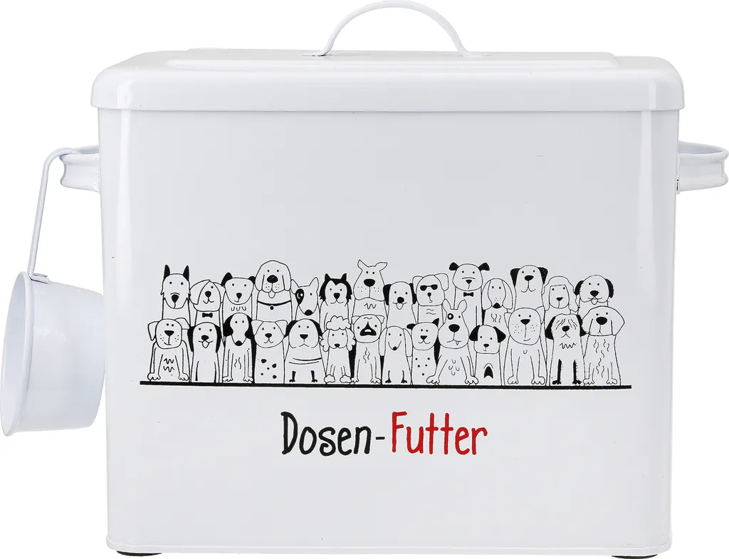 Boîte en fer blanc Hundebande 33.5 cm - Grande capacité et design GILDE