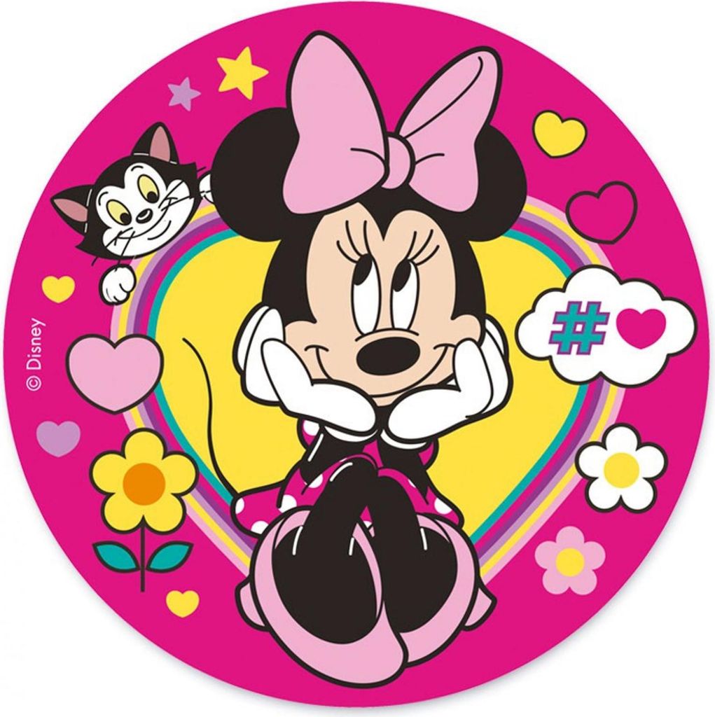Papier comestible dreamy Minnie 20cm - Image du produit 