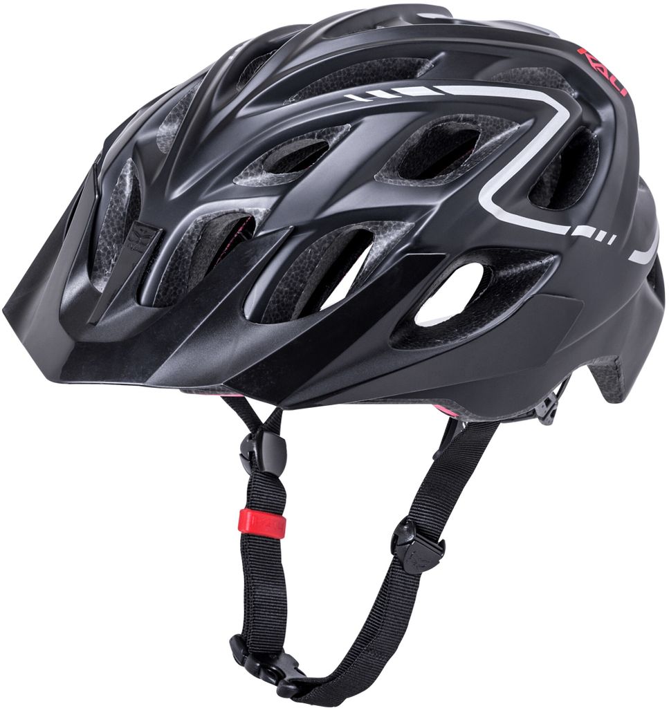 Kali Fahrradhelm Chakra Plus , matt schwarz, S/M