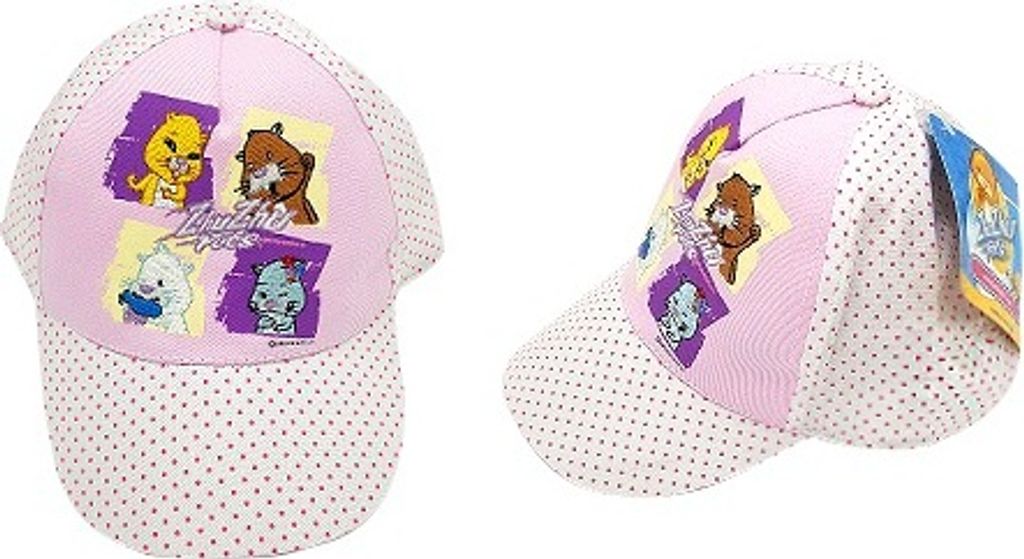 Zhu Zhu Pets Kinder Kappe Weiß/Rosa Größe 54, mit Produktbild 