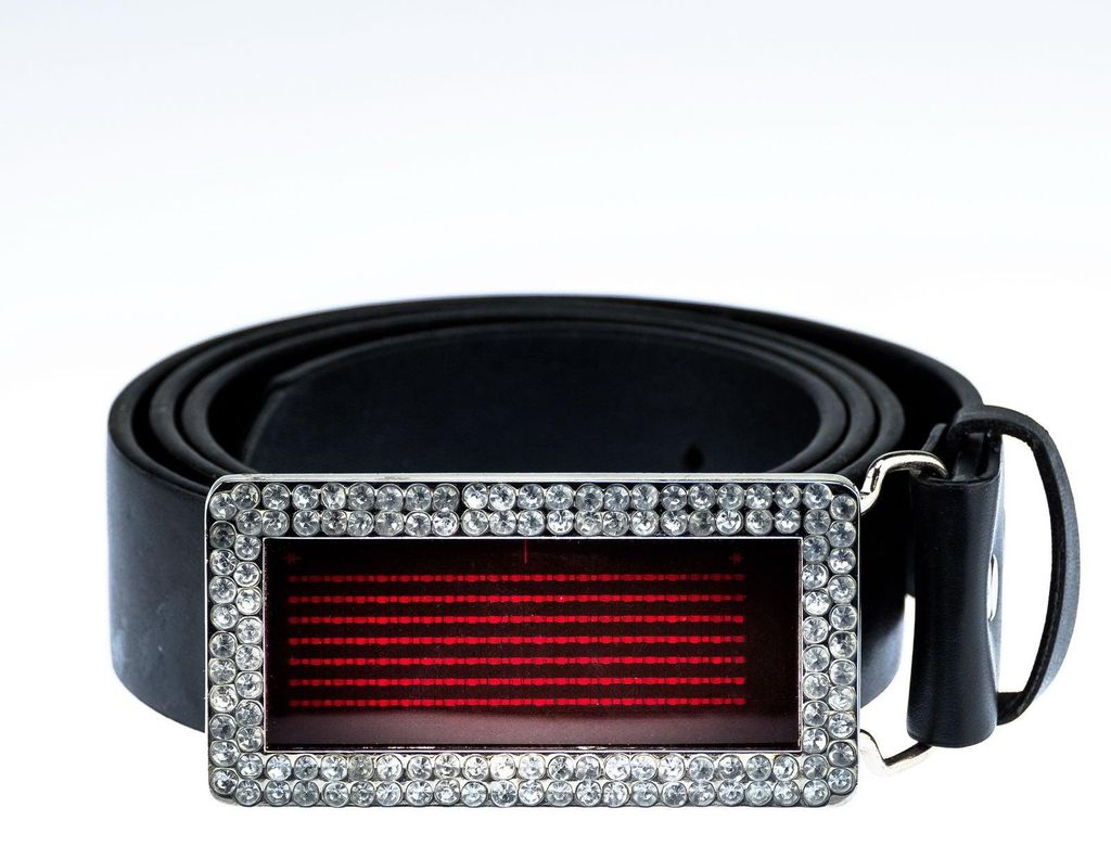 sompex-trendpoint LED Gürtel mit Laufschrift Rot Kristall Produktbild 