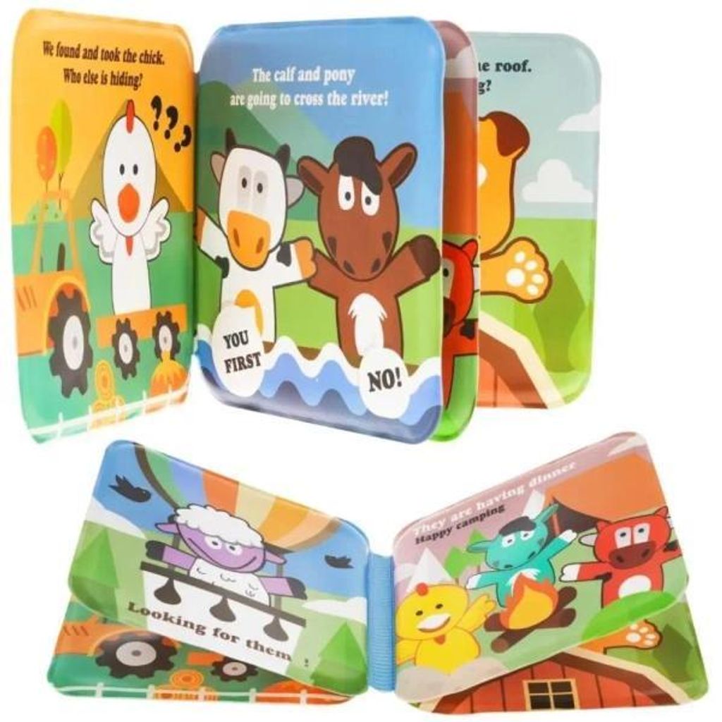 Bade-Bilderbuch für Kleinkinder „Bauernhof“ – Trifox