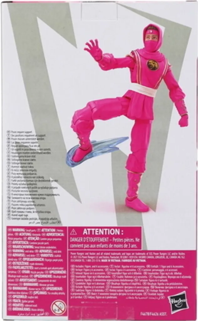 Figurine Power Rangers Mighty Morphin Ninja Ranger Pink Lightning Collection