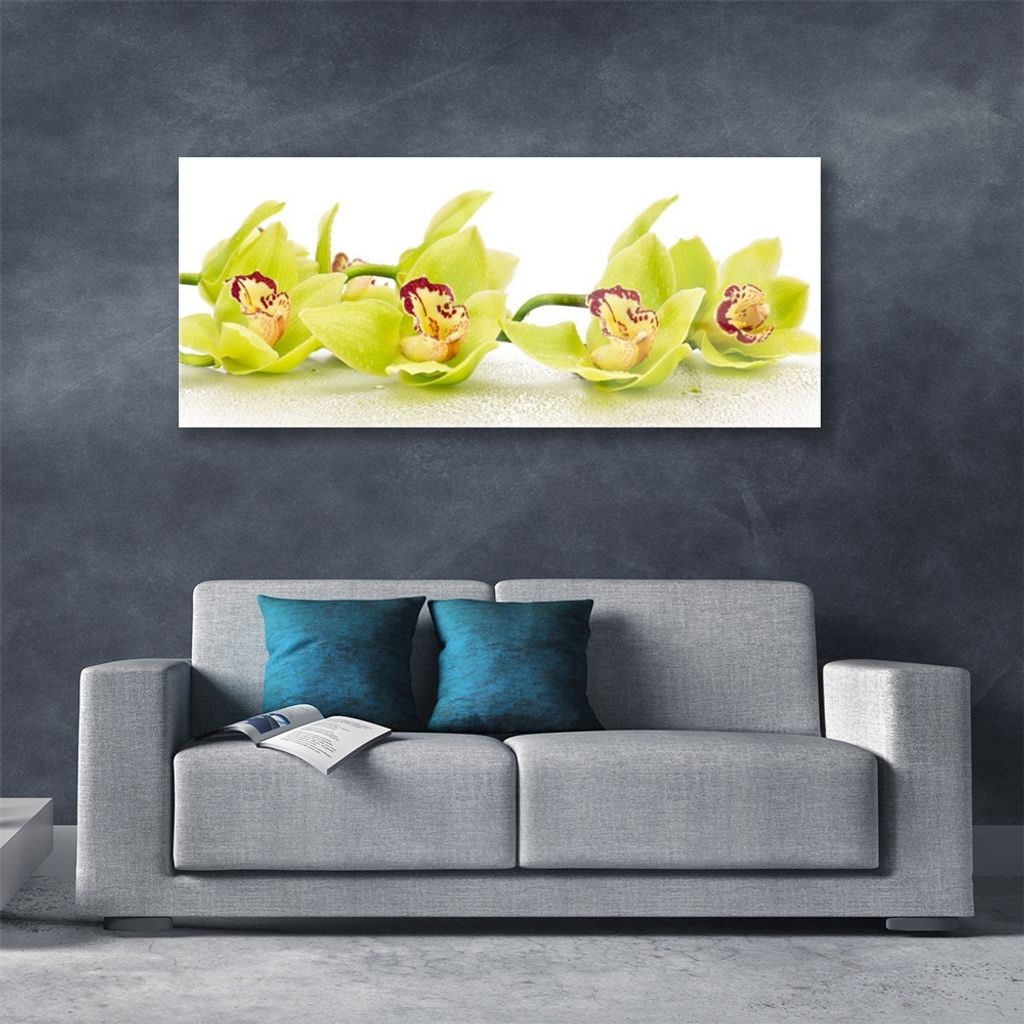 Acrylglasbilder 125x50 Wandbild Druck Blumen Pflanzen