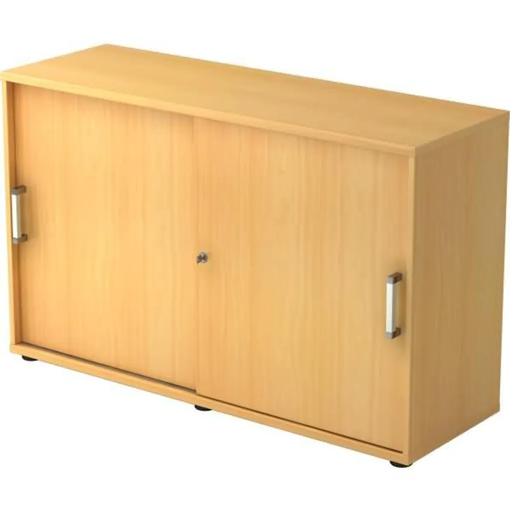 Meuble de Rangement pour Classeurs Hêtre : Solution Bureaux Étroits
