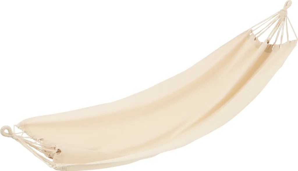 Hamac de Relaxation Beige J-Line - Idéal pour Terrasse et Balcon Moderne