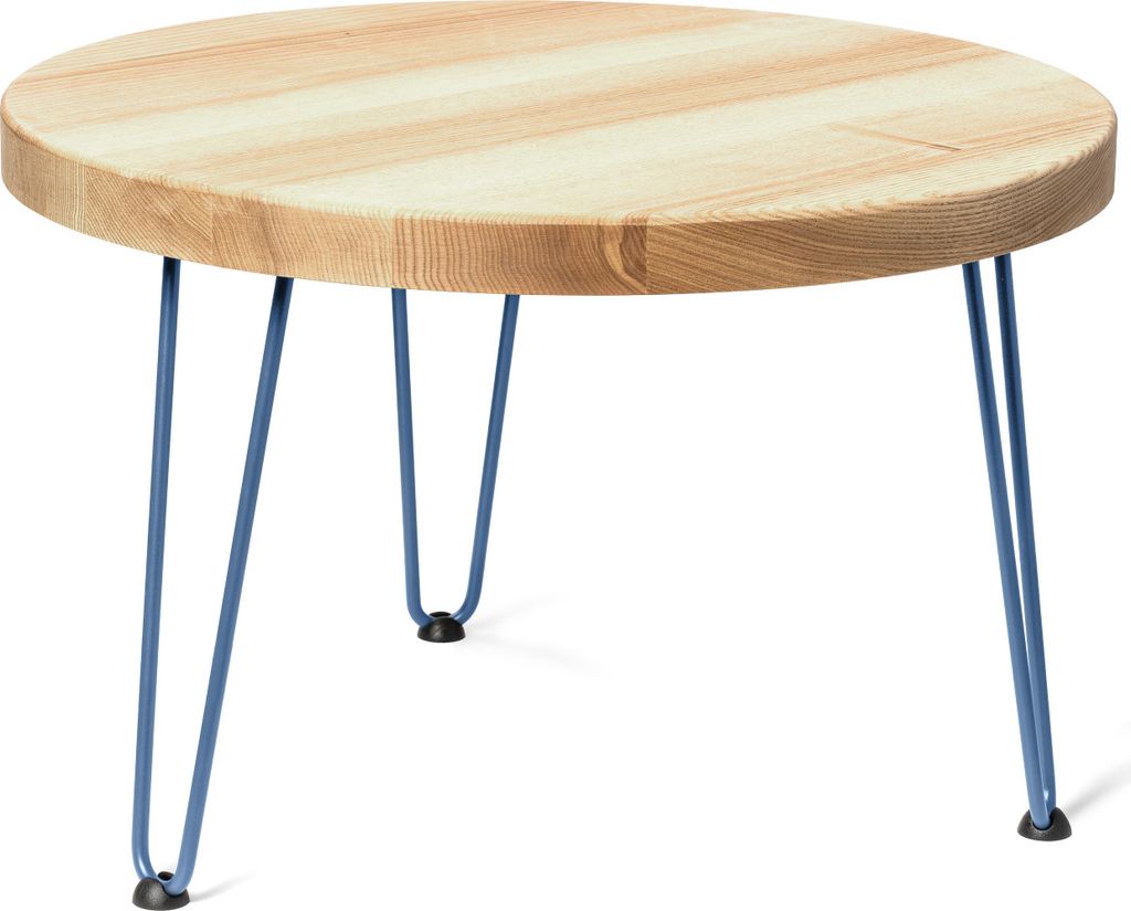 LAMO Manufaktur Couchtisch rund aus Holz 60 cm | Beistelltisch couch | Nachttisch Holz, Wohnzimmertisch klein, Kaffeetisch | Stärke: 40 mm, Farbe:...