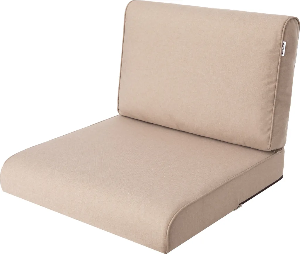 PillowPrim Cuscino Seduta 50x50 Beige - Ideale per Mobili Rattan Esterni