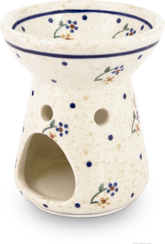 Original Bunzlauer Keramik Aromalampe Duftlampe Öllampe Ø8,9 cm, H=10,4cm Design 111