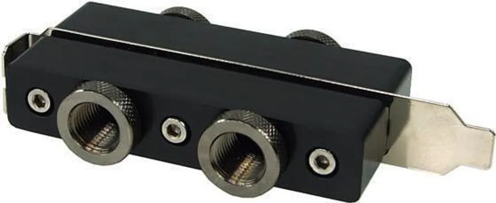 Alphacool HF 38 Cache-slot Panama pour passage de tuyau Watercooling