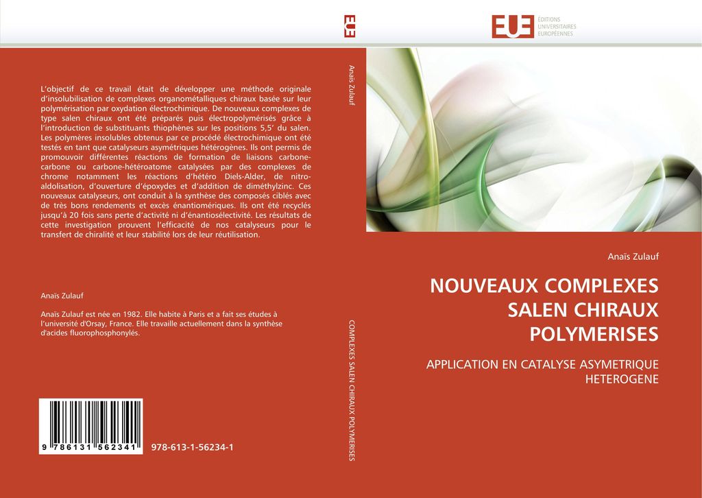 Nouveaux Complexes Salen Chiraux Polymerises