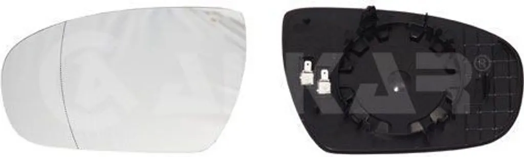 Glace de rétroviseur asphérique gauche ALKAR pour Hyundai i20 GB