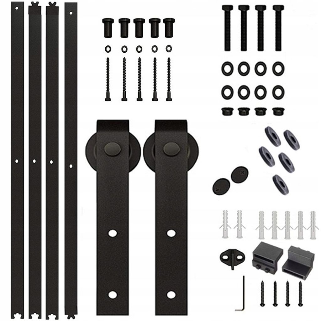 Zestaw System Drzwi Przesuwnych Szyna Loft Barn Door 2 M Zdjęcie produktu 