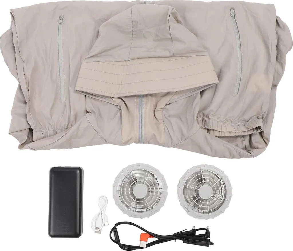 Blouson ventilé rafraîchissant pour homme avec Powerbank USB 20000mah