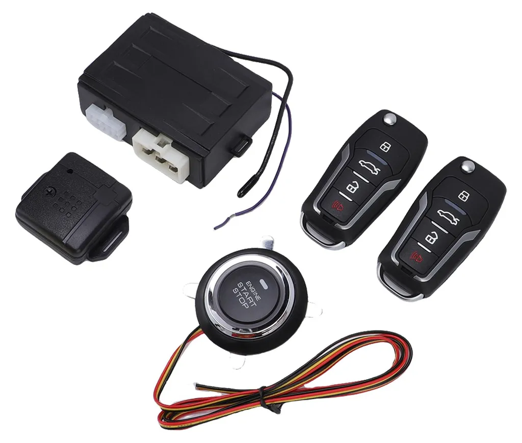 Alarme auto 12V multifonction : Push Start et accès sans clé intelligent - 2