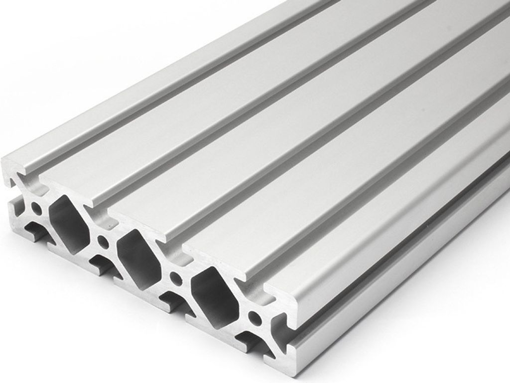 Länge 1010mm - Aluminiumprofil 40x160S I-Typ Nut 8 (schwer), silber eloxiert. Aluminium Profil 40x160 Alu Profil 40 x 160 Montage- Systemprofil