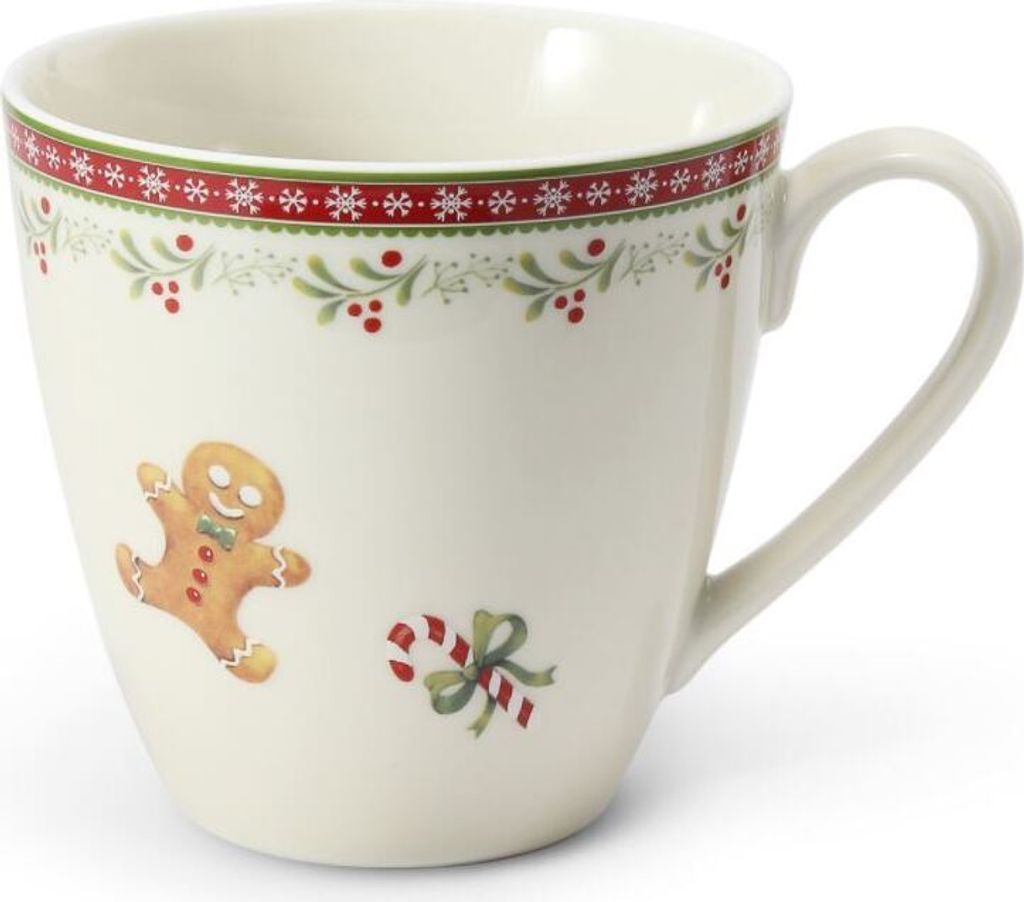 Becher, Weihnachtsporzellan, Lebkuchen, 0,30 l, Leander