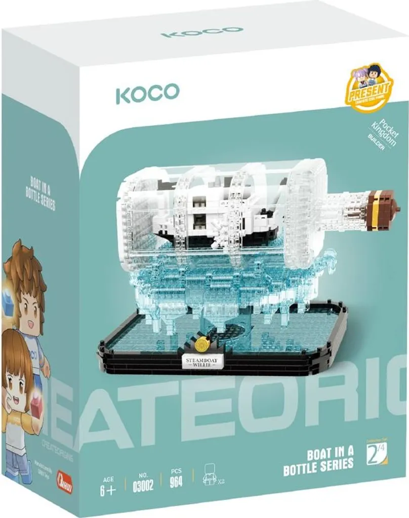KOCO Blocks Ship in a Bottle 964el 03002 41834 Maquette Bateau Expert