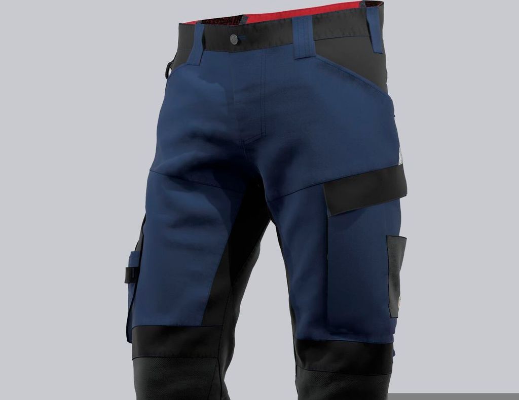 BP Robuste Hybrid-Arbeitshose mit Kniepolstertaschen, Gr. 50l