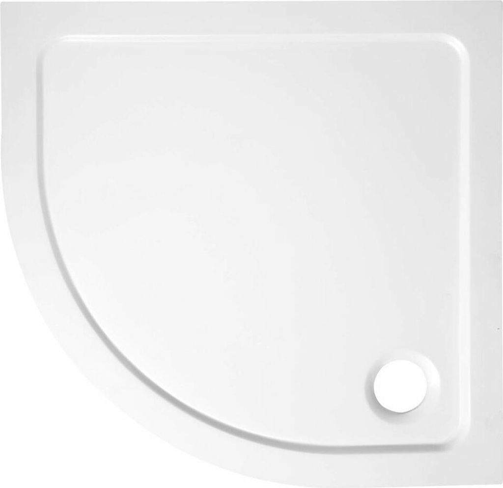 Aqualine Duschtassen - Viertelkreis Duschwanne TECMI 800x800x30 mm, weiß PQ558