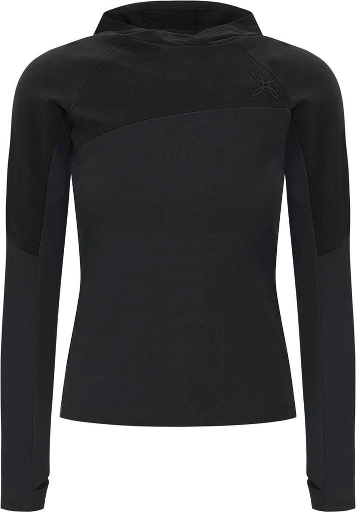 FREE EVO HOODED MAGLIA WOMAN - Montura Damen-Hoodie, Farbe:91-ARDESIA, Größe:XS