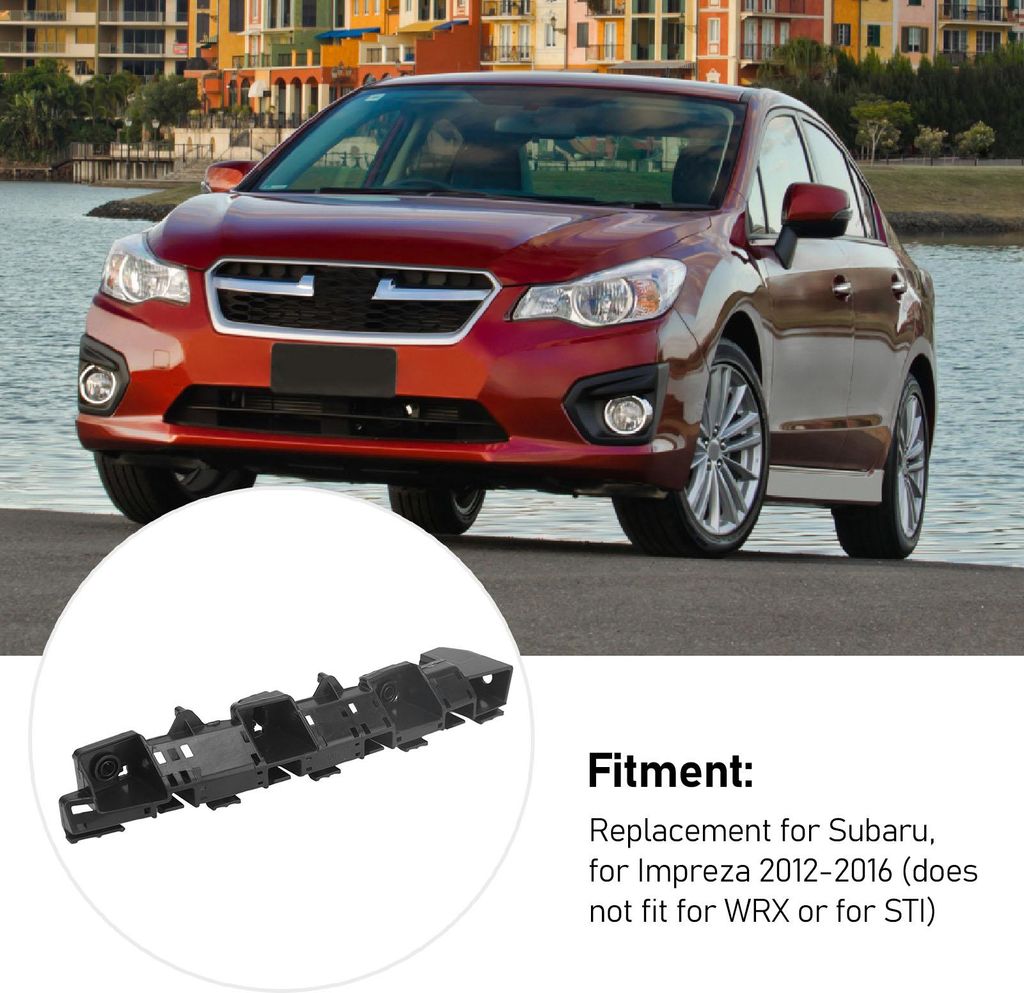 Vordere Stoßstangen-Stützhalterung, schützender, stilvoller Look, Ersatz für Subaru Impreza 2012 bis 2016. Rechts vorne: 57707FJ020 X1