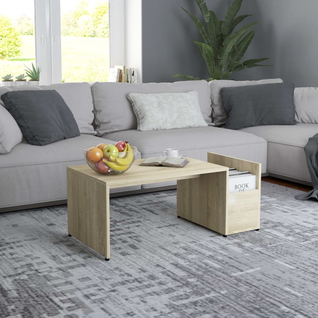 Maison Exclusive - Couchtisch Sonoma-Eiche 90x45x35 cm Holzwerkstoff
