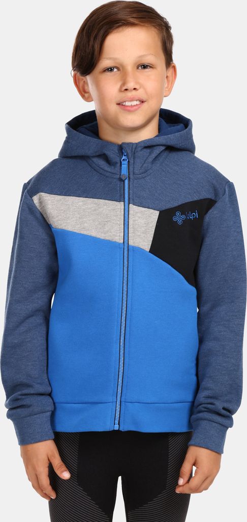 Baumwoll-Sweatshirt für Kinder Kilpi PREDA-JB, BLAU, Größe 110