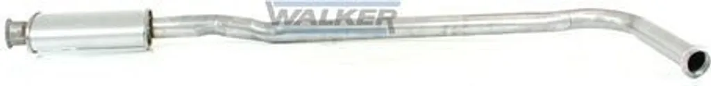 Silencieux Central en Acier Aluminisé pour Clio I - WALKER 15994