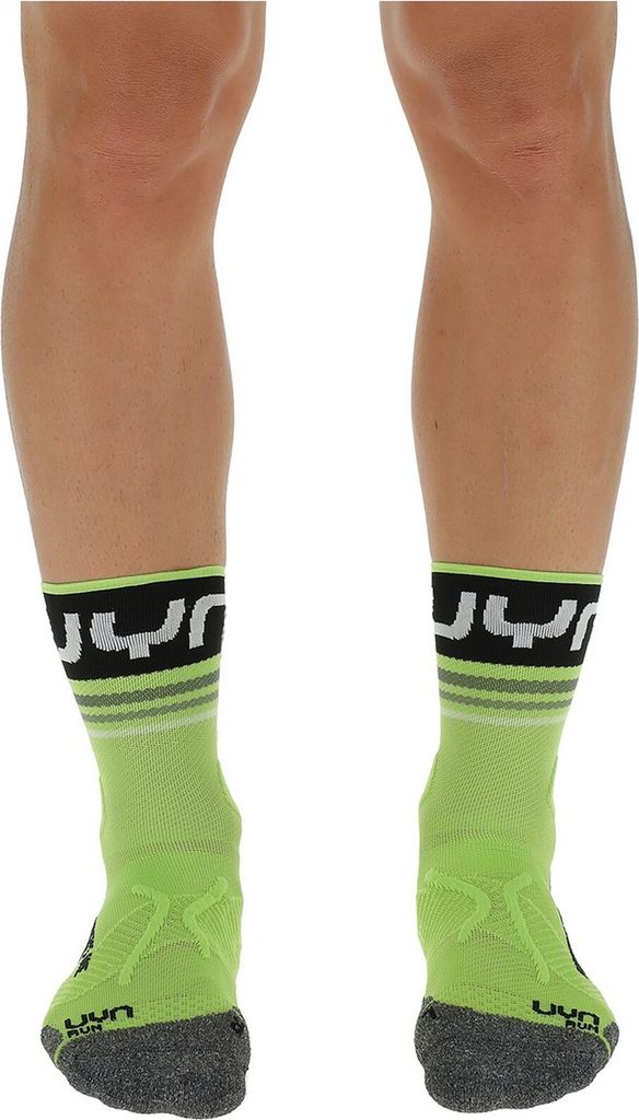 UYN Runner's One Short Laufsocken Herren lime/black 35-38