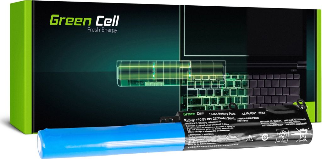 Green Cell AS94, Bateria, ASUS, R541N R541S R541U, Vivobook Zdjęcie produktu 